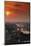 Italy, Florence, Tuscany. Central Florence at Sunset-Walter Bibikow-Mounted Photographic Print