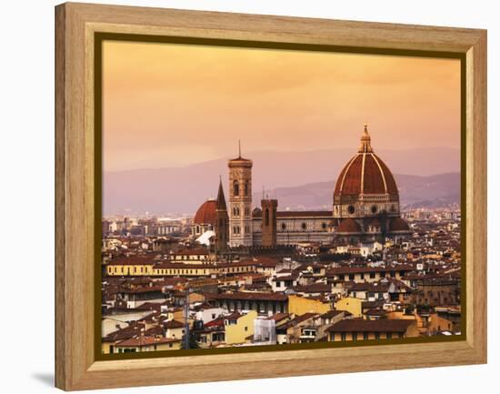 Italy, Florence, Tuscany, Western Europe, 'Duomo' Designed by Famed Italian Architect Brunelleschi,-Ken Scicluna-Framed Premier Image Canvas