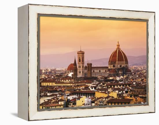 Italy, Florence, Tuscany, Western Europe, 'Duomo' Designed by Famed Italian Architect Brunelleschi,-Ken Scicluna-Framed Premier Image Canvas