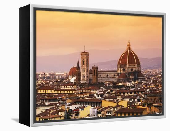 Italy, Florence, Tuscany, Western Europe, 'Duomo' Designed by Famed Italian Architect Brunelleschi,-Ken Scicluna-Framed Premier Image Canvas