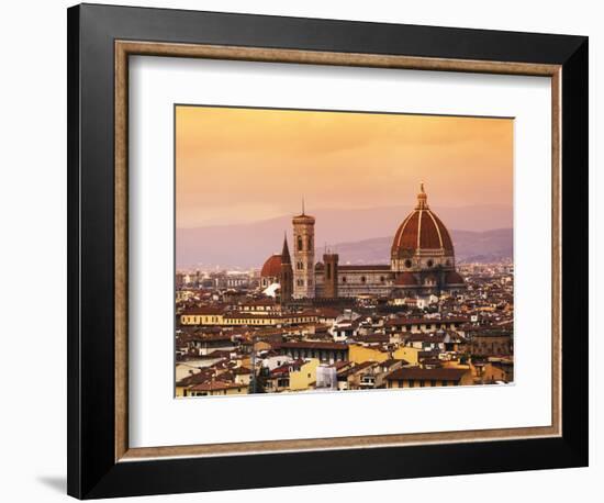 Italy, Florence, Tuscany, Western Europe, 'Duomo' Designed by Famed Italian Architect Brunelleschi,-Ken Scicluna-Framed Photographic Print