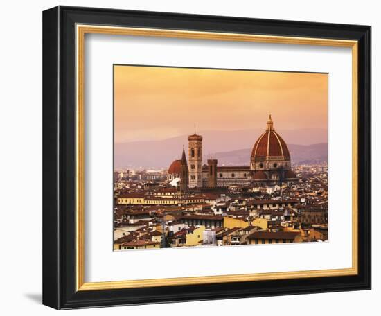 Italy, Florence, Tuscany, Western Europe, 'Duomo' Designed by Famed Italian Architect Brunelleschi,-Ken Scicluna-Framed Photographic Print