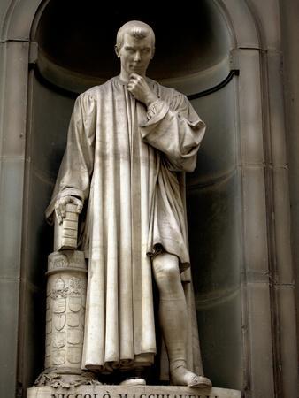 Italy, Florence, Western Europe, Statue of Niccolo Machiavelli Mostly known  for Writing 'The Prince' Photographic Print - Ken Scicluna | Art.com