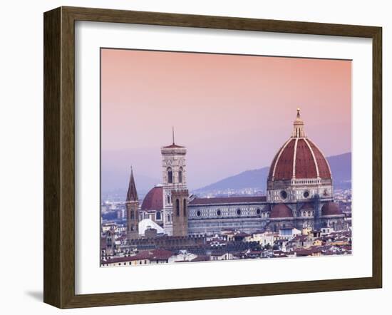 Italy, Florence, Western Europe, the 'Duomo' of Which the Cupola Is Designed by Famed Italian Archi-Ken Scicluna-Framed Photographic Print