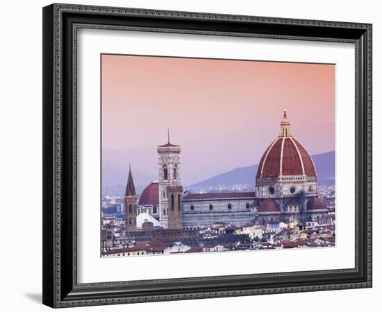 Italy, Florence, Western Europe, the 'Duomo' of Which the Cupola Is Designed by Famed Italian Archi-Ken Scicluna-Framed Photographic Print