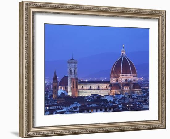 Italy, Florence, Western Europe, the 'Duomo' of Which the Cupola Is Designed by Famed Italian Archi-Ken Scicluna-Framed Photographic Print