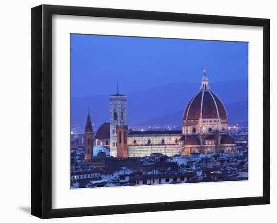 Italy, Florence, Western Europe, the 'Duomo' of Which the Cupola Is Designed by Famed Italian Archi-Ken Scicluna-Framed Photographic Print