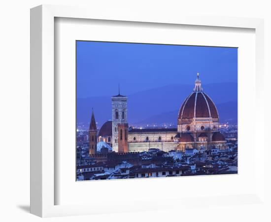 Italy, Florence, Western Europe, the 'Duomo' of Which the Cupola Is Designed by Famed Italian Archi-Ken Scicluna-Framed Photographic Print