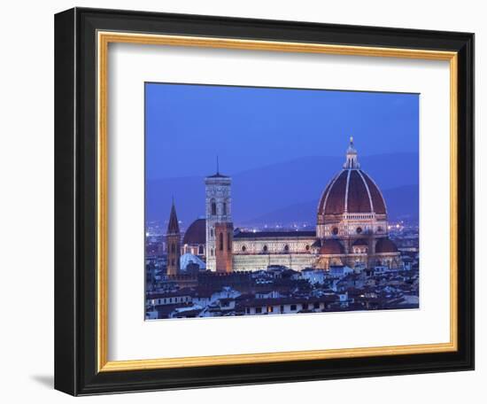 Italy, Florence, Western Europe, the 'Duomo' of Which the Cupola Is Designed by Famed Italian Archi-Ken Scicluna-Framed Photographic Print