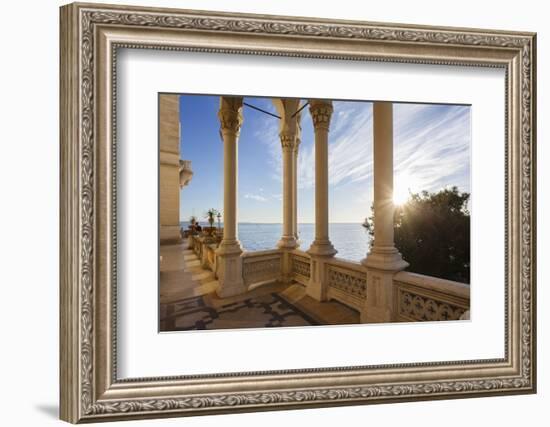 Italy, Friuli Venezia Giulia , Miramare Castle-Andrea Pavan-Framed Photographic Print