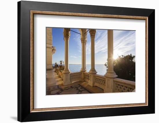 Italy, Friuli Venezia Giulia , Miramare Castle-Andrea Pavan-Framed Photographic Print