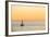 Italy, Friuli Venezia Giulia, Trieste, Boat at Sunset-Andrea Pavan-Framed Photographic Print