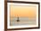 Italy, Friuli Venezia Giulia, Trieste, Boat at Sunset-Andrea Pavan-Framed Photographic Print