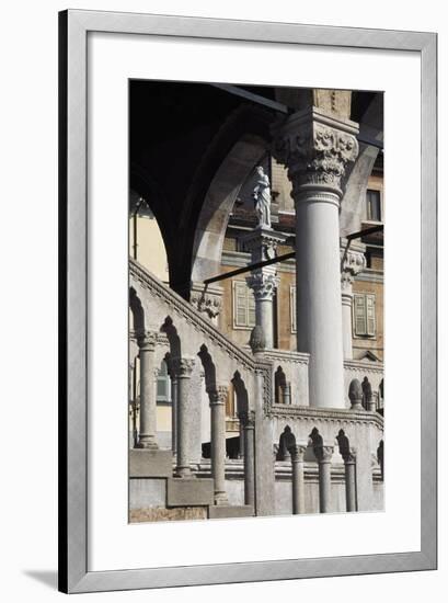 Italy, Friuli-Venezia Giulia, Udine, View of Loggia Del Lionello-null-Framed Giclee Print