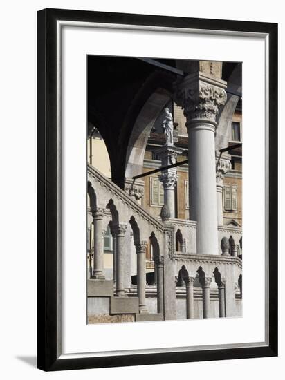 Italy, Friuli-Venezia Giulia, Udine, View of Loggia Del Lionello-null-Framed Giclee Print