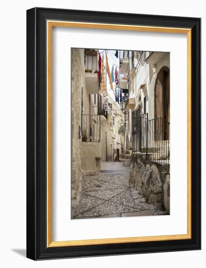 Italy, Italia. Apulia, Puglia, Foggia district. Gargano, Vieste.-Francesco Iacobelli-Framed Photographic Print