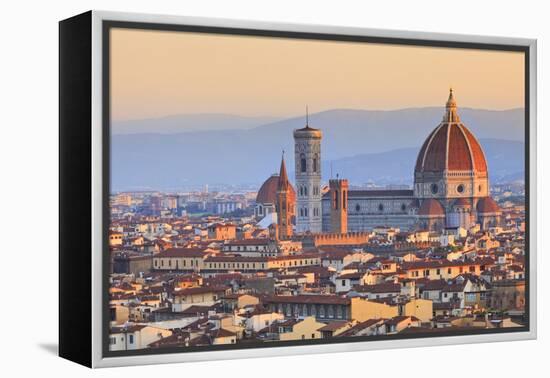 Italy, Italia. Tuscany, Toscana. Firenze District. Florence, Firenze. Duomo Santa Maria Del Fiore-Francesco Iacobelli-Framed Premier Image Canvas