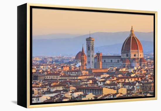 Italy, Italia. Tuscany, Toscana. Firenze District. Florence, Firenze. Duomo Santa Maria Del Fiore-Francesco Iacobelli-Framed Premier Image Canvas