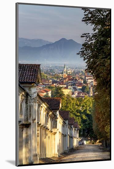 Italy, Italia. Veneto. Vicenza. Monte Berico Sanctuary, the Scalette is a 192 steps staircase to th-Francesco Iacobelli-Mounted Photographic Print