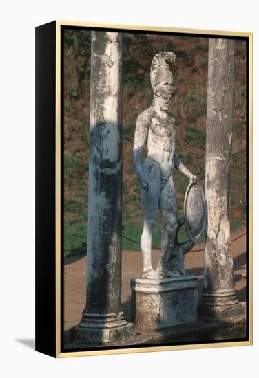 Italy, Latium Region, Rome Province, Tivoli, Hadrian's Villa, Replica Statue of Ares-null-Framed Premier Image Canvas