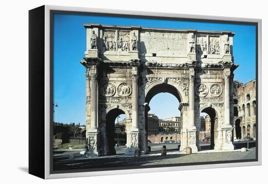 Italy, Lazio Region, Rome, Roman Forum, Arch of Constantine-null-Framed Premier Image Canvas