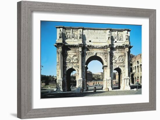 Italy, Lazio Region, Rome, Roman Forum, Arch of Constantine-null-Framed Giclee Print