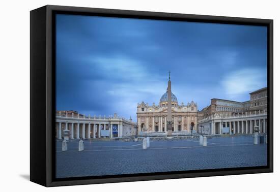 Italy, Lazio, Rome, St. Peters Square, St. Peter's Basilica-Jane Sweeney-Framed Premier Image Canvas