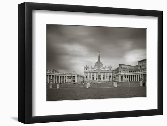 Italy, Lazio, Rome, St. Peters Square, St. Peter's Basilica-Jane Sweeney-Framed Photographic Print