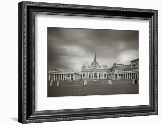 Italy, Lazio, Rome, St. Peters Square, St. Peter's Basilica-Jane Sweeney-Framed Photographic Print