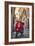 Italy, Lazio, Rome, Trastevere, Red Vespa-Jane Sweeney-Framed Photographic Print