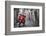 Italy, Lazio, Rome, Trastevere, Red Vespa-Jane Sweeney-Framed Photographic Print