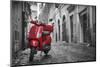 Italy, Lazio, Rome, Trastevere, Red Vespa-Jane Sweeney-Mounted Photographic Print