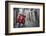 Italy, Lazio, Rome, Trastevere, Red Vespa-Jane Sweeney-Framed Photographic Print