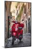 Italy, Lazio, Rome, Trastevere, Red Vespa-Jane Sweeney-Mounted Photographic Print