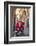 Italy, Lazio, Rome, Trastevere, Red Vespa-Jane Sweeney-Framed Photographic Print