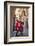 Italy, Lazio, Rome, Trastevere, Red Vespa-Jane Sweeney-Framed Photographic Print