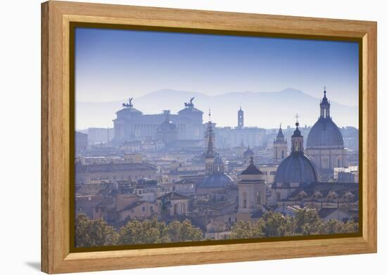 Italy, Lazio, Rome, View Looking Towards Vittorio Emanuele Ii Monument-Jane Sweeney-Framed Premier Image Canvas