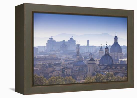Italy, Lazio, Rome, View Looking Towards Vittorio Emanuele Ii Monument-Jane Sweeney-Framed Premier Image Canvas