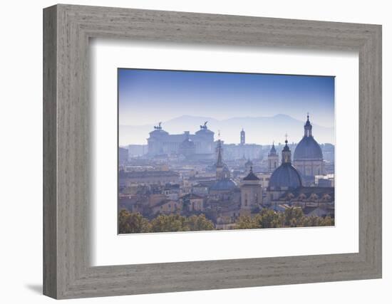 Italy, Lazio, Rome, View Looking Towards Vittorio Emanuele Ii Monument-Jane Sweeney-Framed Photographic Print