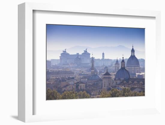 Italy, Lazio, Rome, View Looking Towards Vittorio Emanuele Ii Monument-Jane Sweeney-Framed Photographic Print