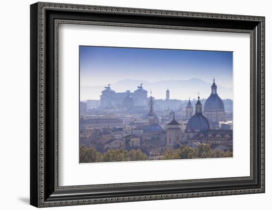 Italy, Lazio, Rome, View Looking Towards Vittorio Emanuele Ii Monument-Jane Sweeney-Framed Photographic Print