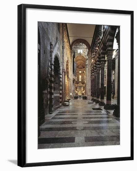 Italy, Liguria, Genoa, Catherdal of Saint Lawrence, Interior-null-Framed Giclee Print