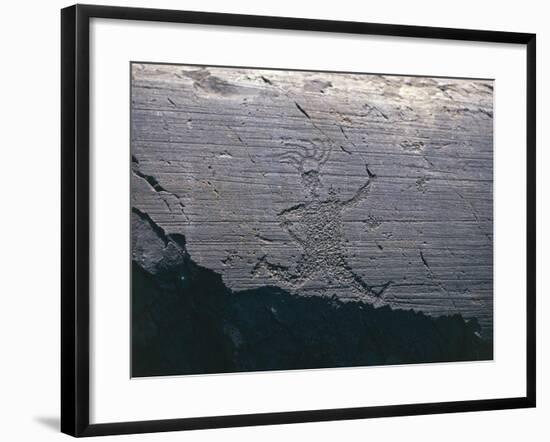 Italy, Lombardy, Brescia, National Park of Stone Carvings of Naquane, Camunian Rock Engravings-null-Framed Giclee Print