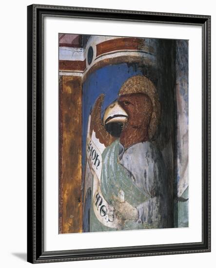 Italy, Lombardy, Como, Church of Sant'Abbondio, Apse, Allegorical Portrait with Saint John as Eagle-null-Framed Giclee Print