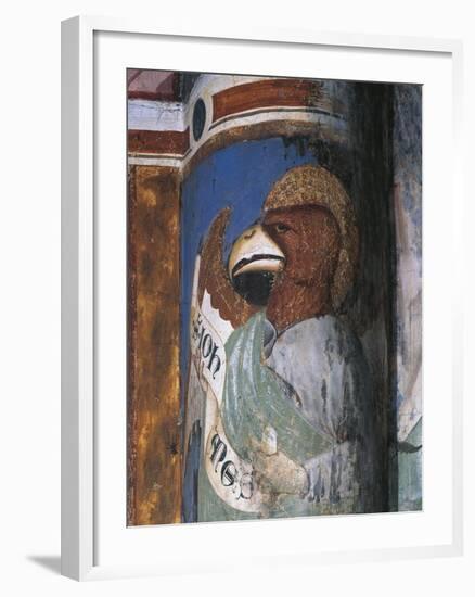 Italy, Lombardy, Como, Church of Sant'Abbondio, Apse, Allegorical Portrait with Saint John as Eagle-null-Framed Giclee Print