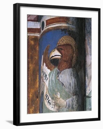 Italy, Lombardy, Como, Church of Sant'Abbondio, Apse, Allegorical Portrait with Saint John as Eagle-null-Framed Giclee Print