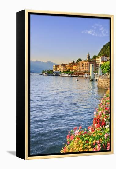 Italy, Lombardy, Como District. Como Lake, Bellagio.-Francesco Iacobelli-Framed Premier Image Canvas