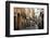 Italy, Lombardy, Cremona, cobblestone street with bicycles and old buildings-Alan Klehr-Framed Photographic Print