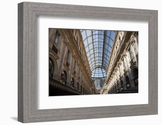 Italy, Lombardy, Milan. Galleria Vittorio Emanuele II, shopping mall completed in 1867.-Alan Klehr-Framed Photographic Print