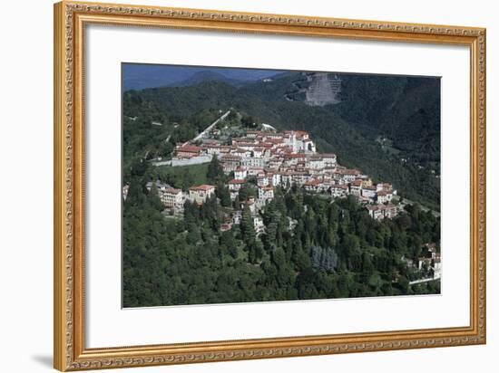 Italy, Lombardy, Varese, Sacro Monte, Aerial View-null-Framed Giclee Print